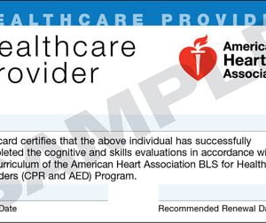 American heart association card